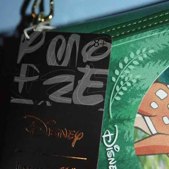 LOUNGEFLY DISNEY CLASSIC BOOKS BAMBI COVERTIBLE CROSS BODY BAG RARE NWT - Picture 4 of 16
